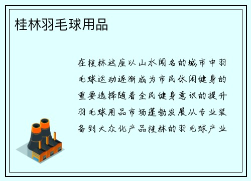 桂林羽毛球用品